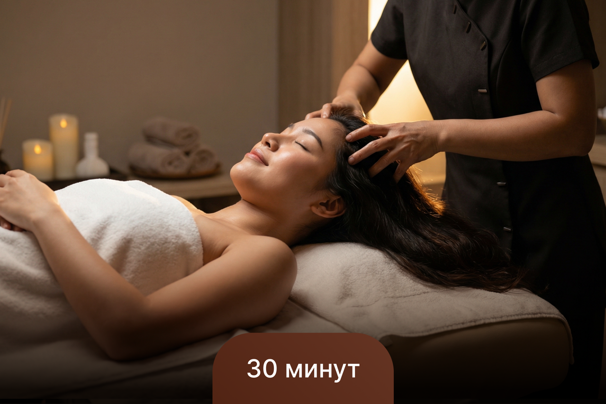 Просветление по-тайски, массаж головы 30 мин