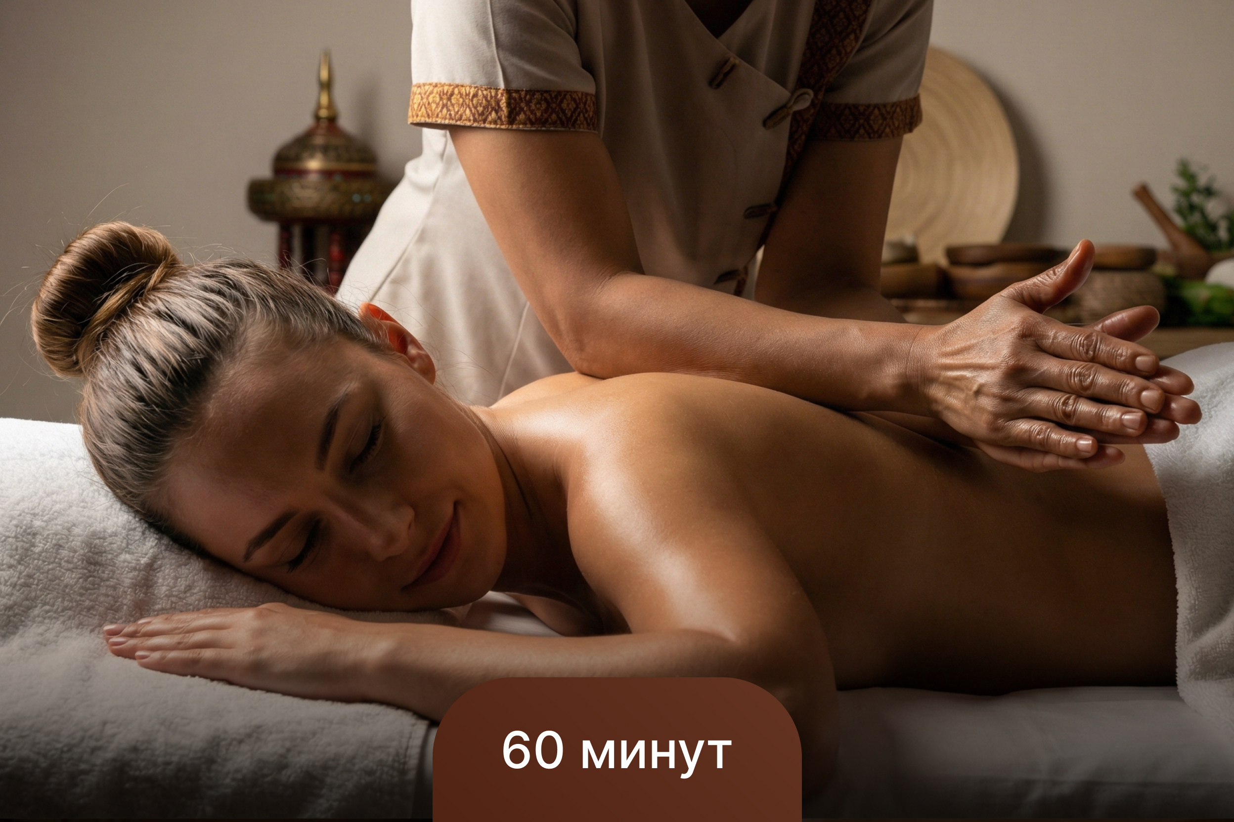Антистресс массаж 60 минут